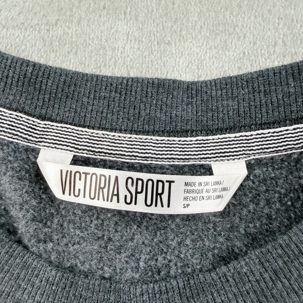 Victoria Sport Victoria's Secret Women's Small Gray Longline Sweatshirt Tunic - Picture 3 of 8